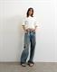 TSMALLE DETAIL T-SHIRT JRS ivory cream