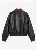 TSMORI BOXY BOMBER JACKET OTW jet black