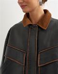 TSMORI BOXY BOMBER JACKET OTW jet black