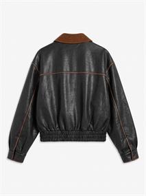 TSMORI BOXY BOMBER JACKET OTW jet black