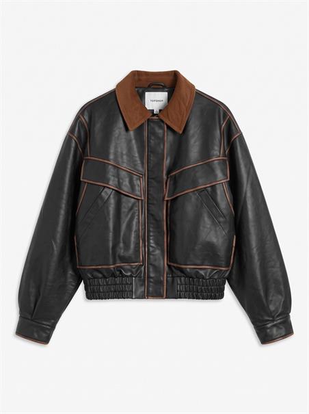 TSMORI BOXY BOMBER JACKET OTW jet black