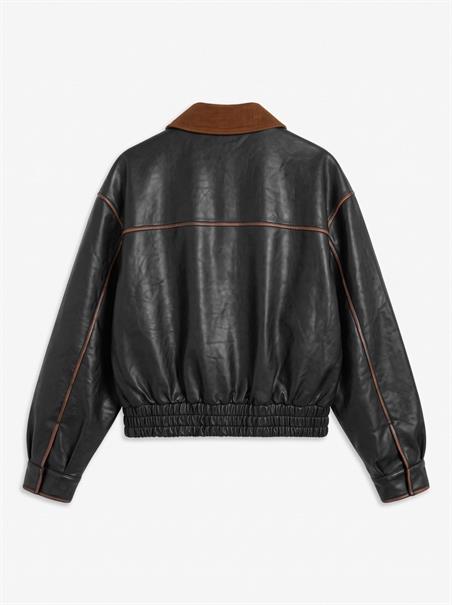 TSMORI BOXY BOMBER JACKET OTW jet black