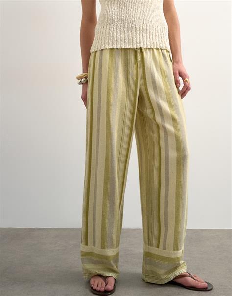 TSPOLLY STRAIGHT TROUSER WVN medium green