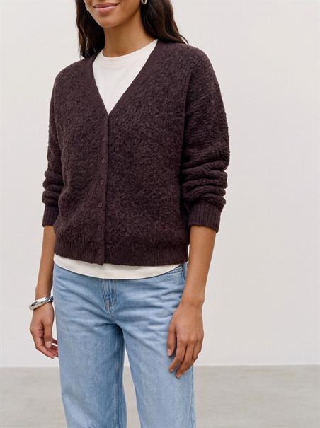 TSRENE LS CARDIGAN KNT NOOS chocolate brown
