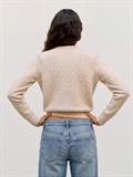 TSSIA KNITTED CARDIGAN ivory cream