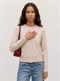 TSSIA KNITTED CARDIGAN ivory cream