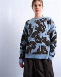 TSSTACY LS CREW NECK PULLOVER blue iolite