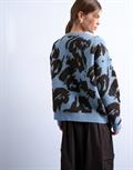 TSSTACY LS CREW NECK PULLOVER blue iolite