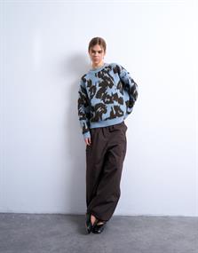 TSSTACY LS CREW NECK PULLOVER blue iolite