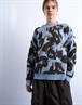TSSTACY LS CREW NECK PULLOVER blue iolite