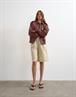 TSSUMMI COATED BOMBER OTW burgundy