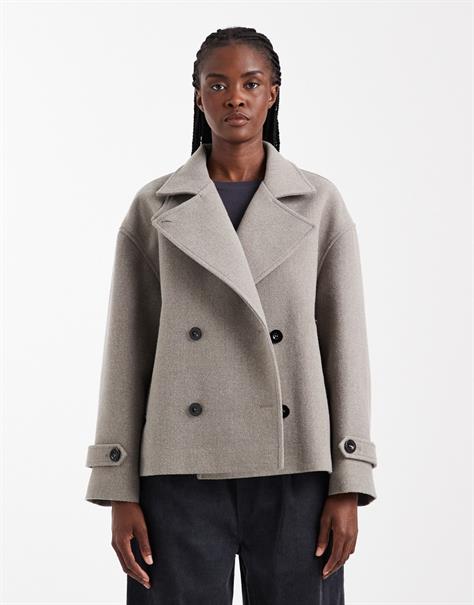 TSTHEA FUNNEL NECK JACKET OTW grey