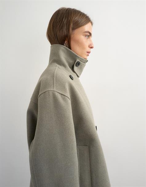 TSTHEA FUNNEL NECK JACKET OTW grey