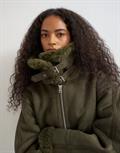 TSTILDA SHEARLING COLLAR JACKET OTW khaki