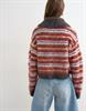 TSTINE LS CARDIGAN KNT red heart
