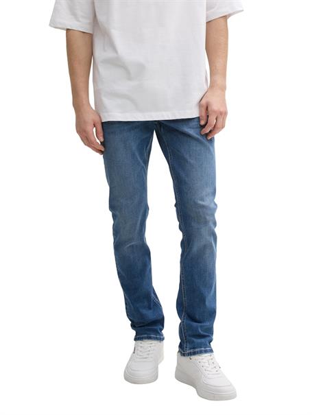 TTAEDAN STRAIGHT Jeans mit Stretch used mid stone blue denim