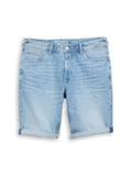 TTAEDAN STRAIGHT Jeans Shorts used light stone blue denim