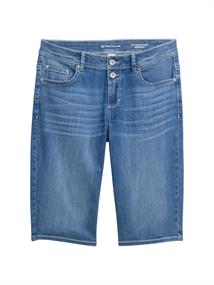 TTALEXA Slim Bermuda Jeans Shorts clean mid stone blue denim