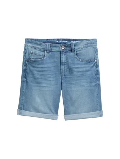 TTALEXA Slim Bermuda Jeans Shorts light stone wash denim