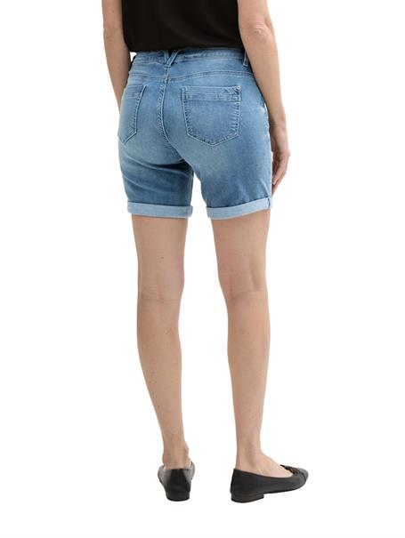 TTALEXA Slim Bermuda Jeans Shorts light stone wash denim