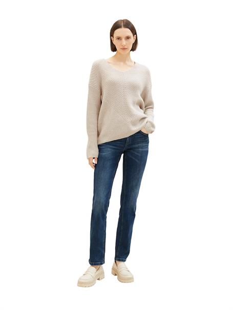 TTALEXA Straight Jeans mit Bio-Baumwolle mid stone wash denim