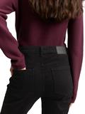 TTELVA STRAIGHT High Waist Jeans black denim