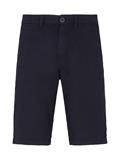 TTJOSH Regular Slim Bermuda Shorts navy black dobby