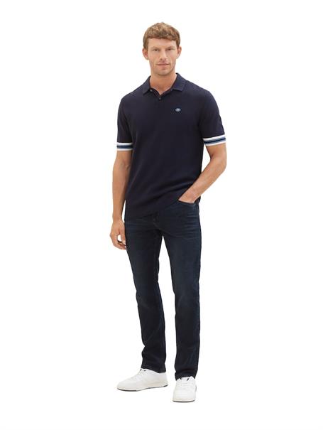 TTJOSH Regular Slim Jeans blue black denim