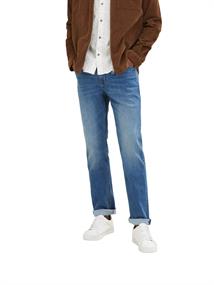TTJOSH Regular Slim Jeans COOLMAX® used mid stone blue denim