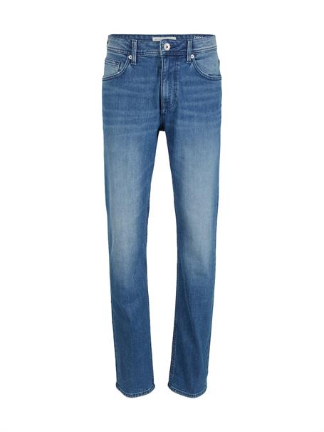 TTJOSH Regular Slim Jeans COOLMAX® used mid stone blue denim
