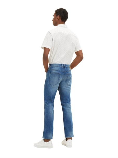 TTJOSH Regular Slim Jeans COOLMAX® used mid stone blue denim