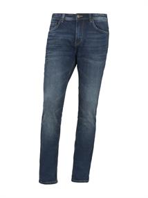TTJOSH Regular Slim Jeans mid stone wash denim