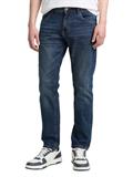 TTJOSH Regular Slim Jeans mit Stretch mid stone wash denim