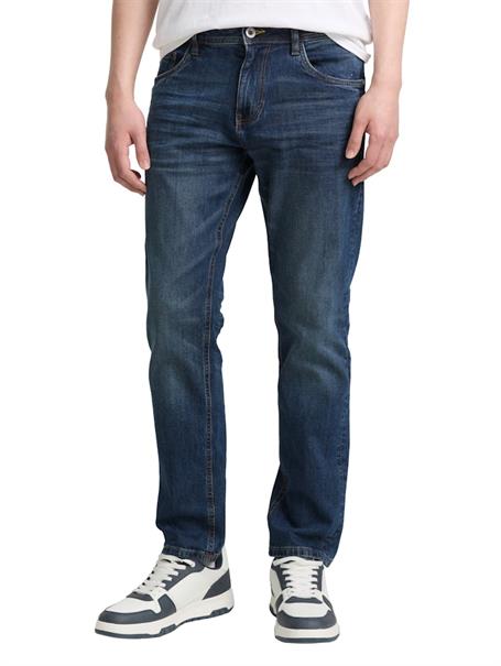 TTJOSH Regular Slim Jeans mit Stretch mid stone wash denim