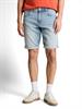 TTJOSH REGULAR SLIM Jeans Shorts light stone blue denim