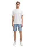 TTJOSH Regular Slim Jeans Shorts light stone blue denim