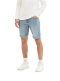 TTJOSH Regular Slim Jeans Shorts light stone wash denim