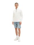 TTJOSH Regular Slim Jeans Shorts light stone wash denim