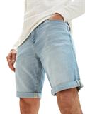 TTJOSH Regular Slim Jeans Shorts light stone wash denim