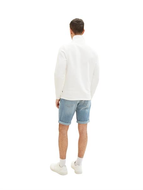TTJOSH Regular Slim Jeans Shorts light stone wash denim