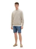 TTJOSH Regular Slim Jeans Shorts mid stone wash denim