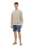 TTJOSH Regular Slim Jeans Shorts mid stone wash denim