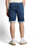 TTJOSH REGULAR SLIM Jeans Shorts mit Superstretch used mid stone blue denim