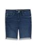TTJOSH REGULAR SLIM Jeans Shorts mit Superstretch used mid stone blue denim