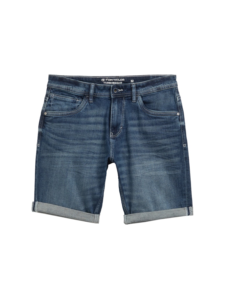Tom Tailor Herren Jeans Short TTJOSH REGULAR SHORTS Mid Waist Regular Fit - günstig online kaufen