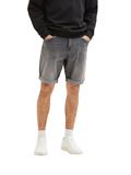TTJOSH Regular Slim Jeans Shorts used mid stone grey denim