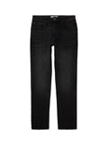TTJOSH Regular Slim Jeans used dark stone black denim