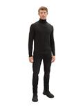 TTJOSH Regular Slim Jeans used dark stone black denim