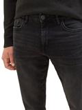 TTJOSH Regular Slim Jeans used dark stone black denim