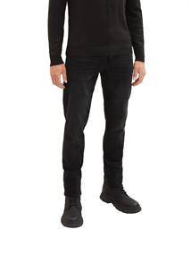TTJOSH Regular Slim Jeans used dark stone black denim
